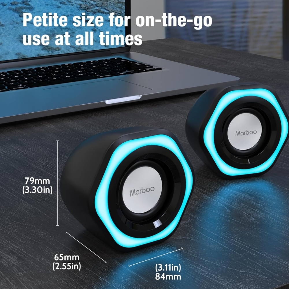 Mini computer speakers - Picture 3 of 10